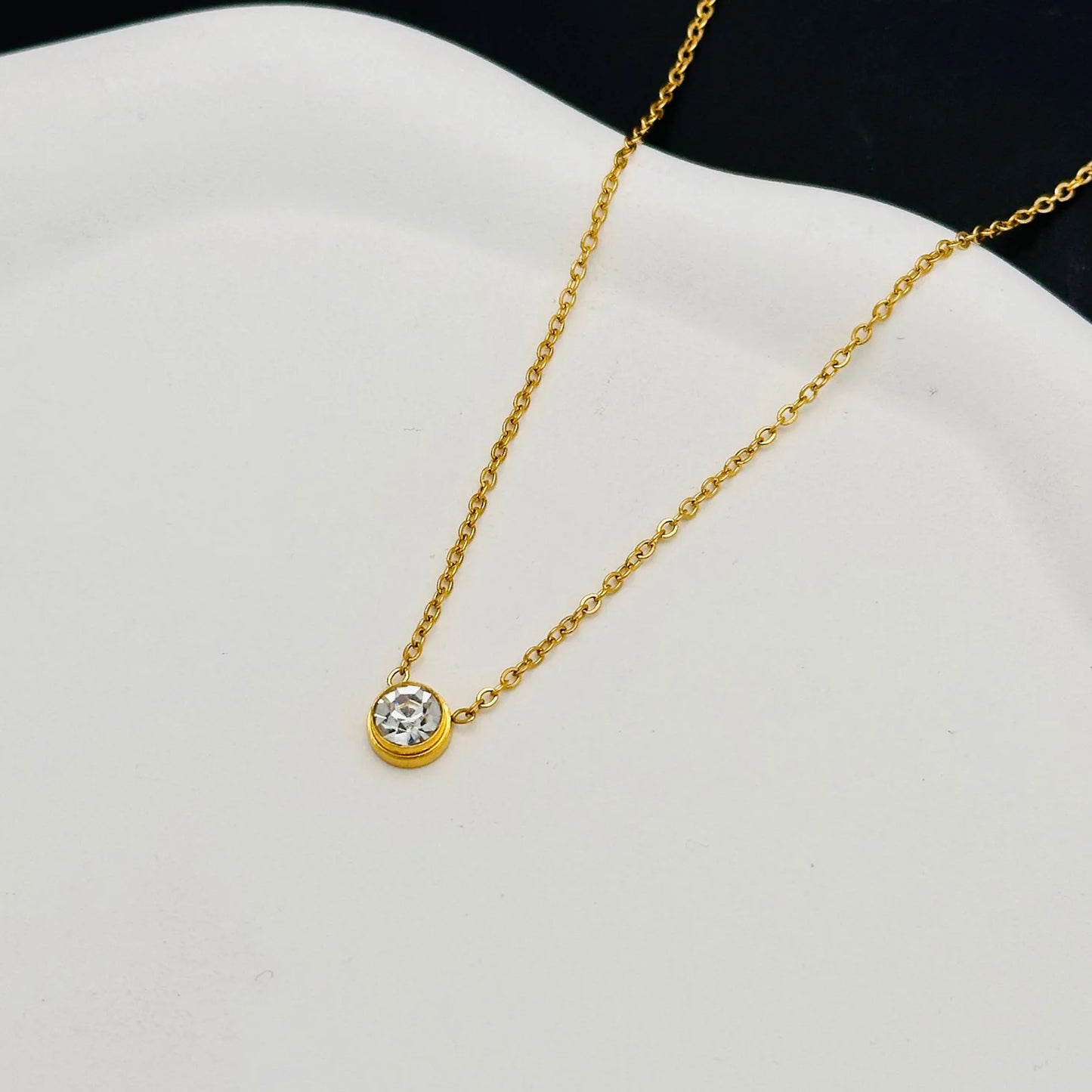 Collier chaîne en cristal