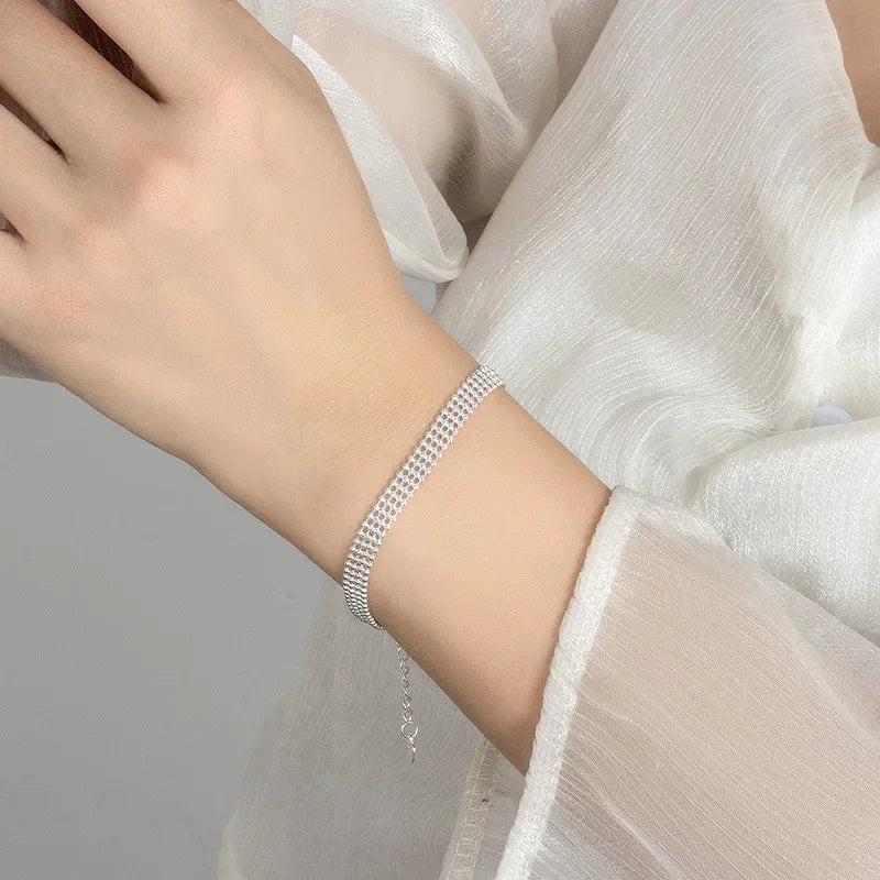 Bracelet chaîne en argent 925