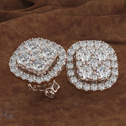 Boucles d'oreilles puces en plaqué or