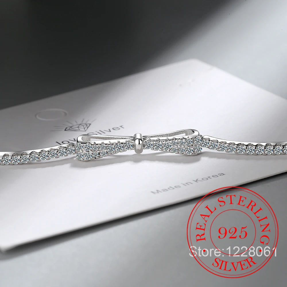 Bracelet tennis en argent 925