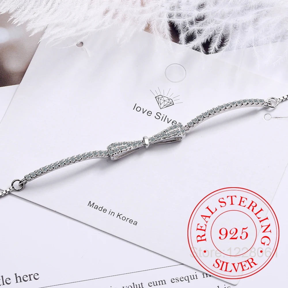 Bracelet tennis en argent 925