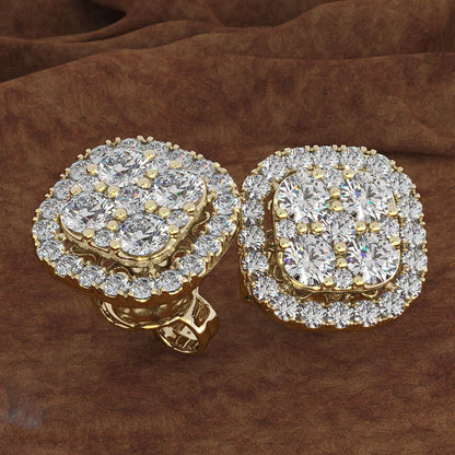 Boucles d'oreilles puces en plaqué or