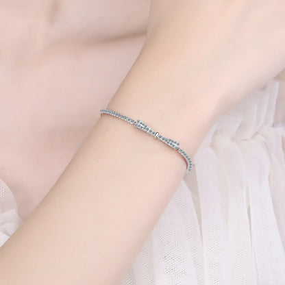 Bracelet tennis en argent 925