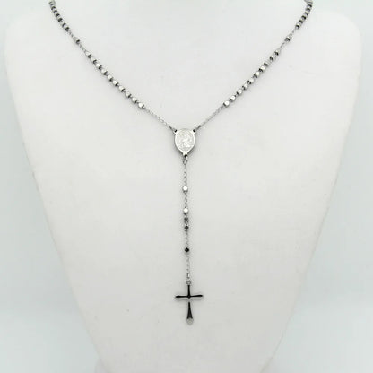 Collier chaîne sautoir avec croix