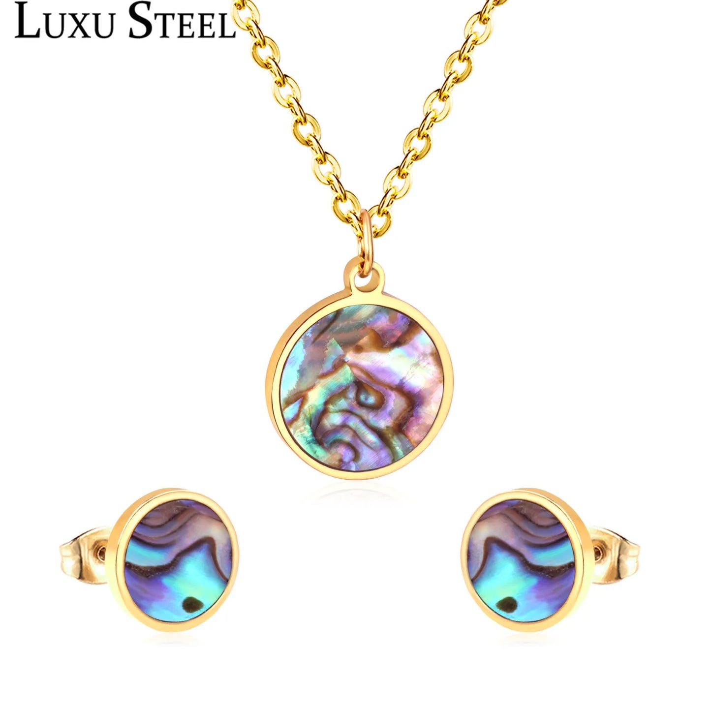Collier pendentif en acier inoxydable