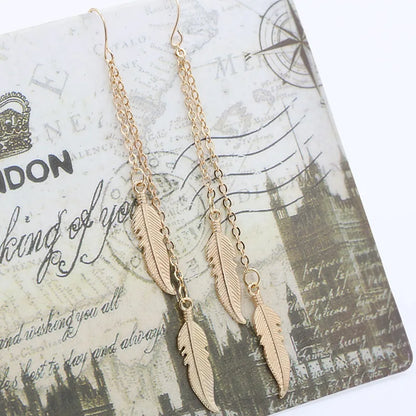 Boucles d'oreilles pendantes délicate