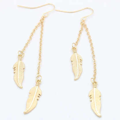 Boucles d'oreilles pendantes délicate