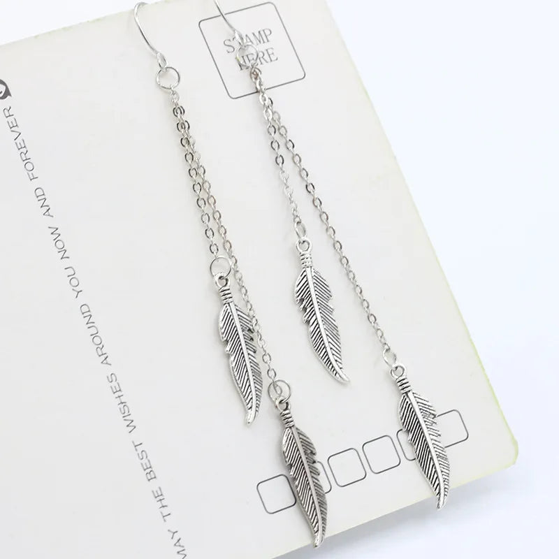 Boucles d'oreilles pendantes délicate
