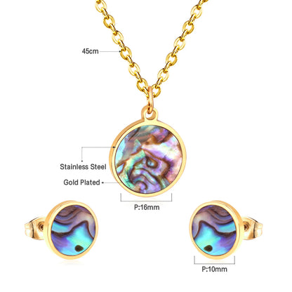 Collier pendentif en acier inoxydable
