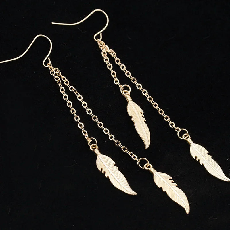 Boucles d'oreilles pendantes délicate