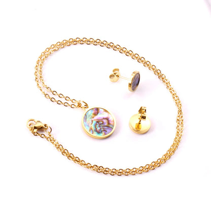 Collier pendentif en acier inoxydable