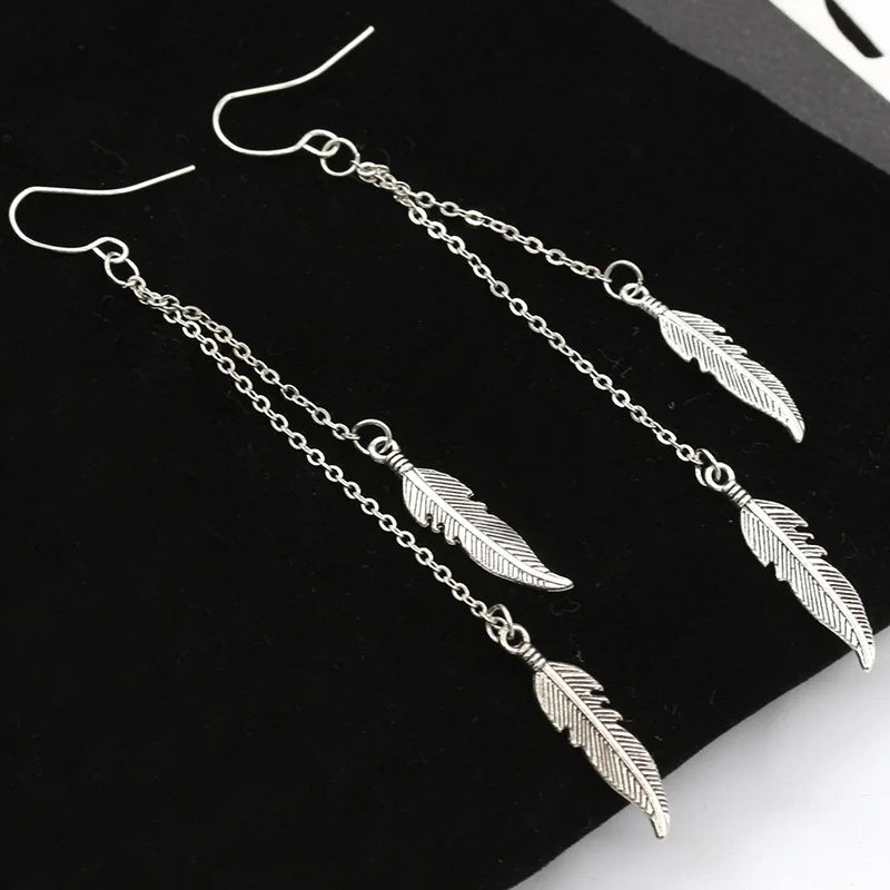 Boucles d'oreilles pendantes délicate