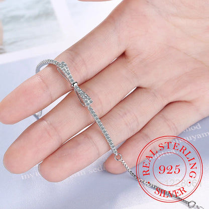 Bracelet tennis en argent 925