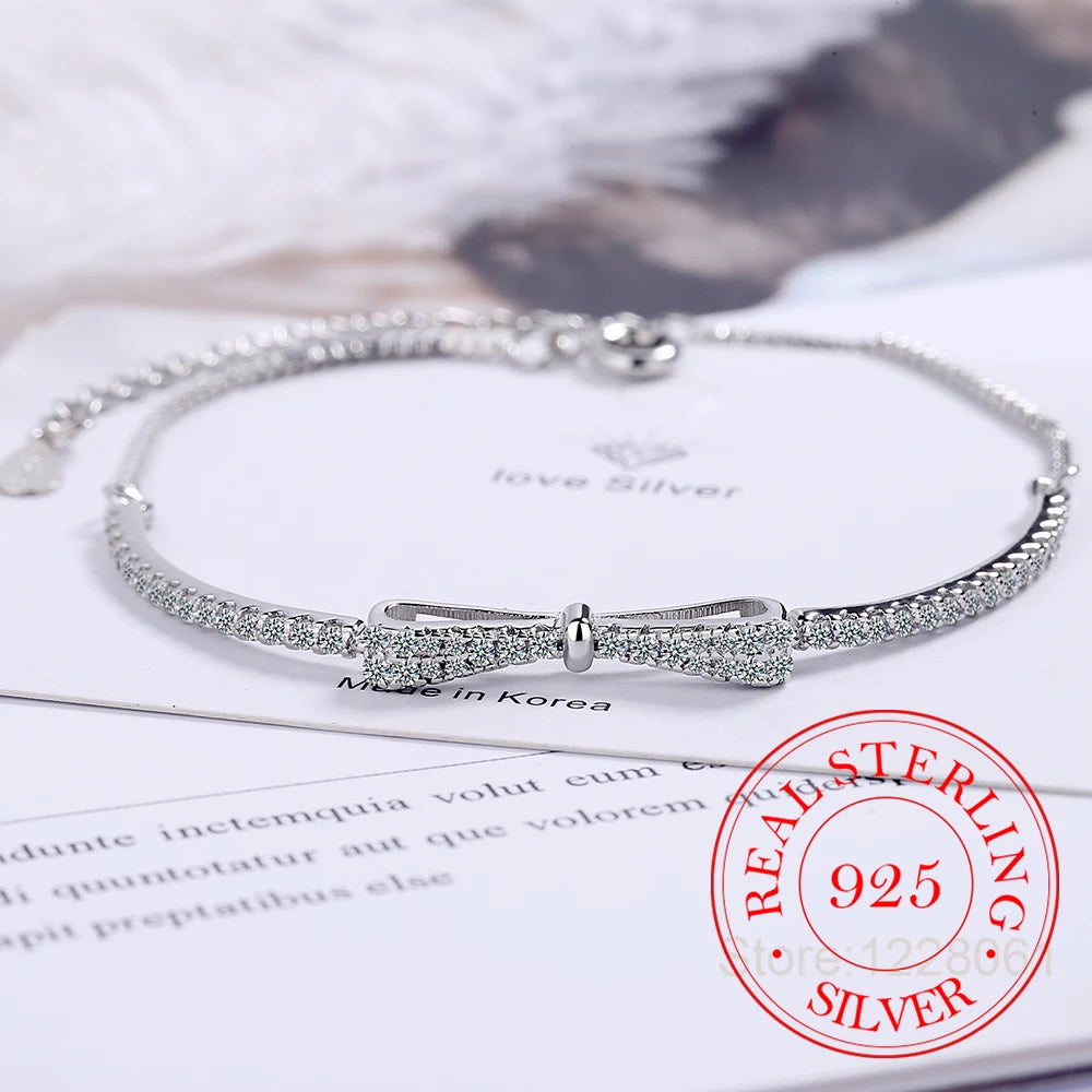 Bracelet tennis en argent 925