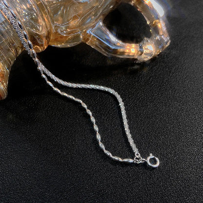 Bracelet perles en argent 925 élégante