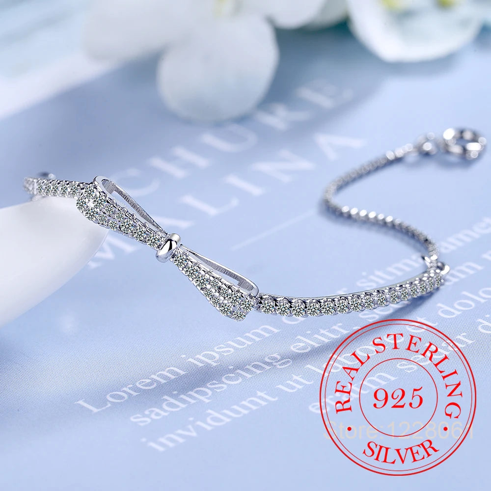 Bracelet tennis en argent 925