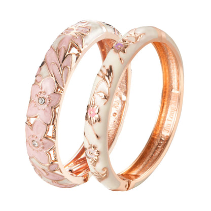 Bracelet jonc en émail