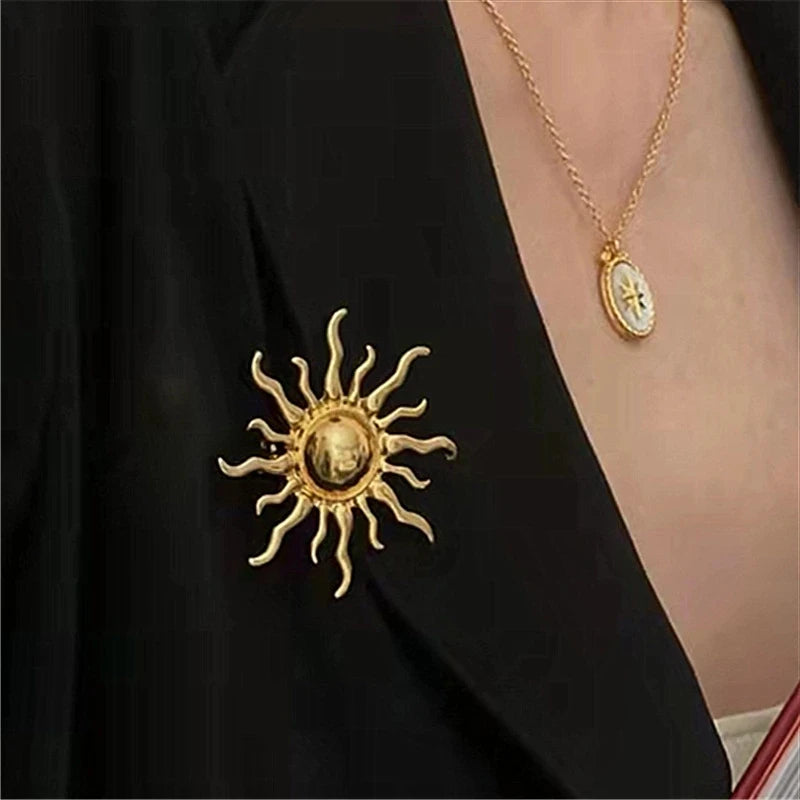 Broche soleil
