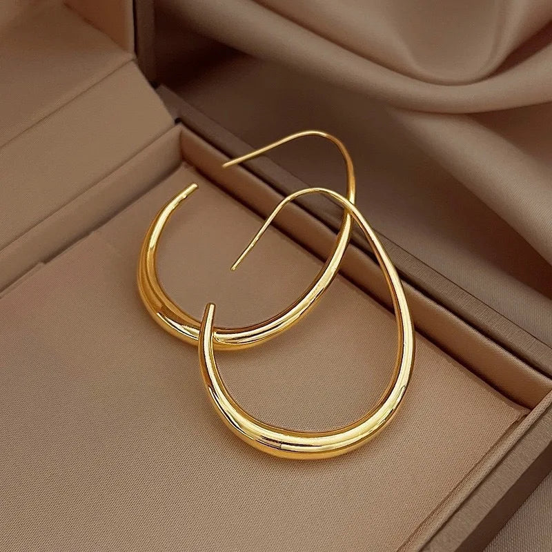 Boucles d'oreilles créoles en argent 925 fine