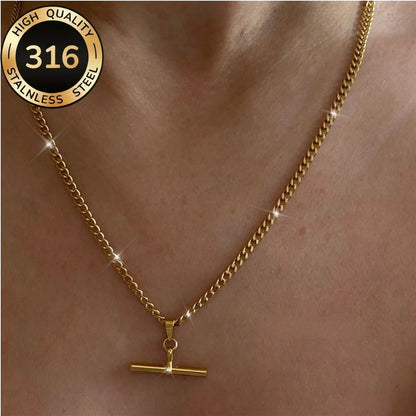 Collier chaîne en plaqué or