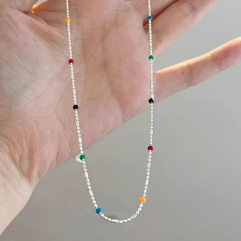 Collier ras de cou en argent 925 élégant