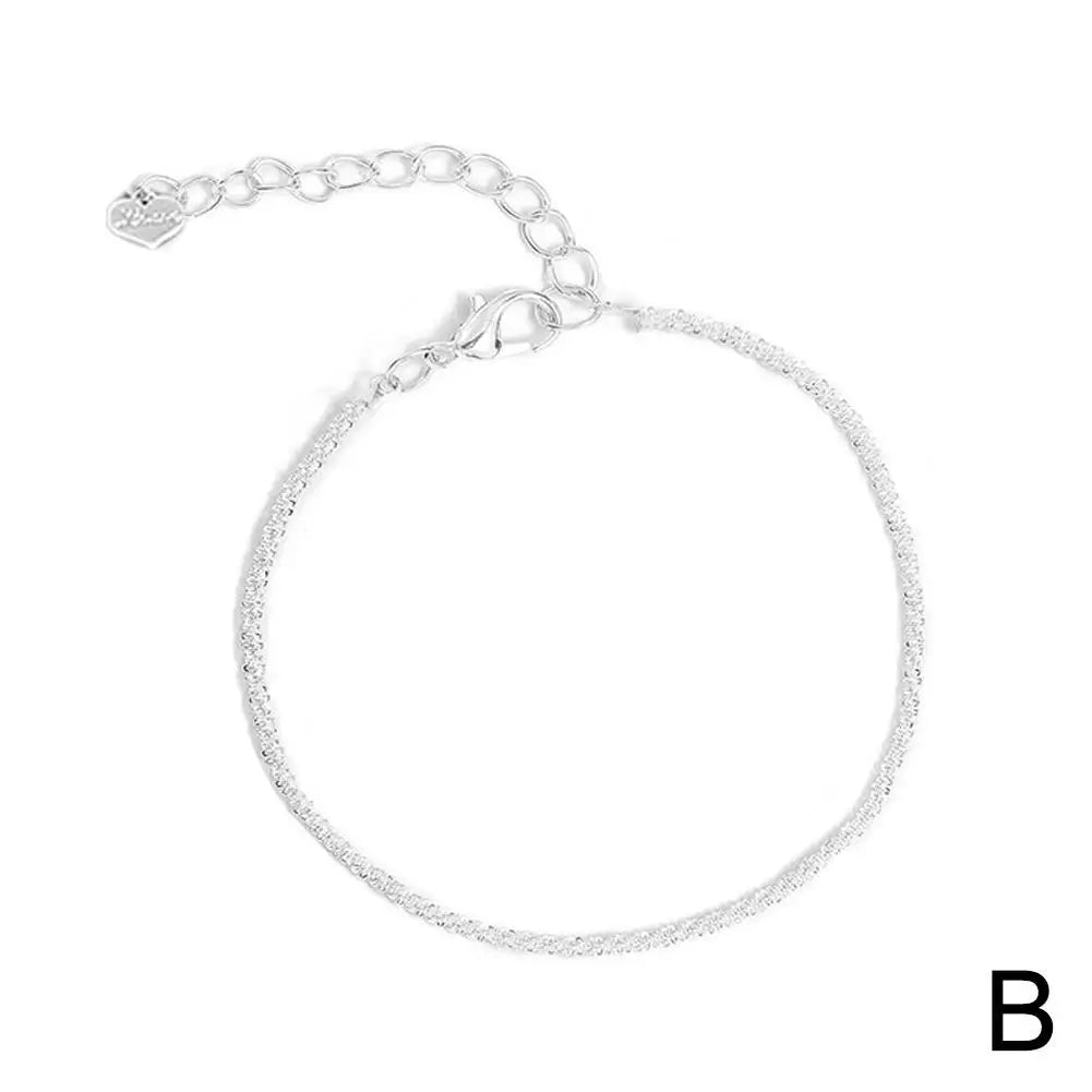 Bracelet chaîne en agent