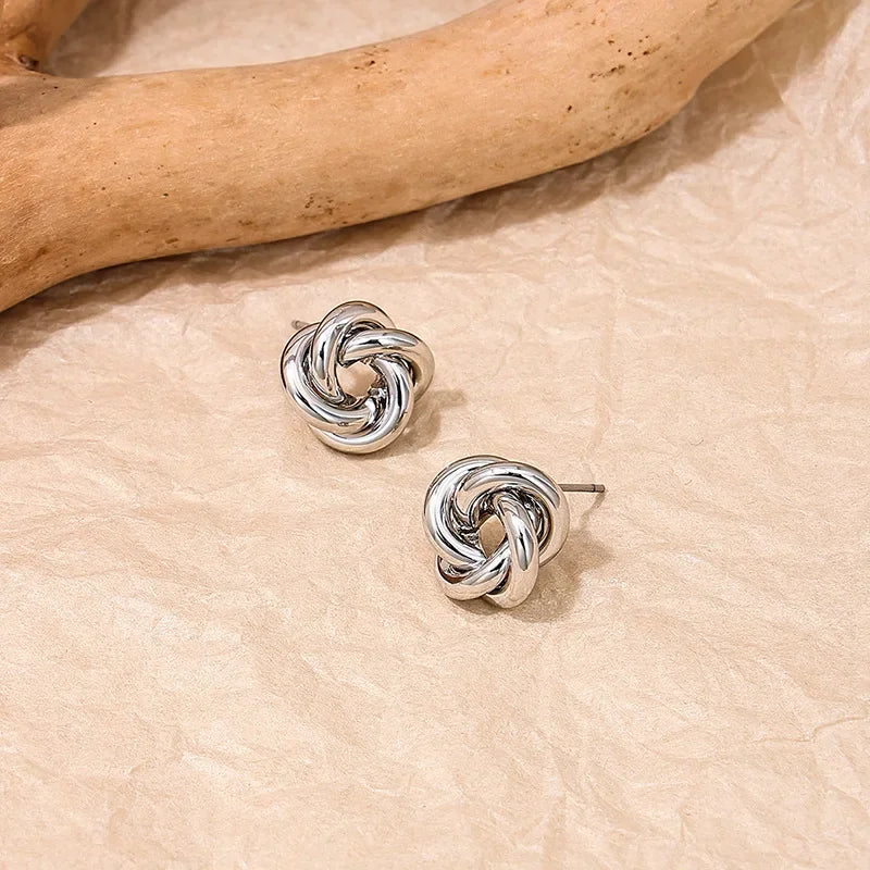 Boucles d'oreilles puces en doré