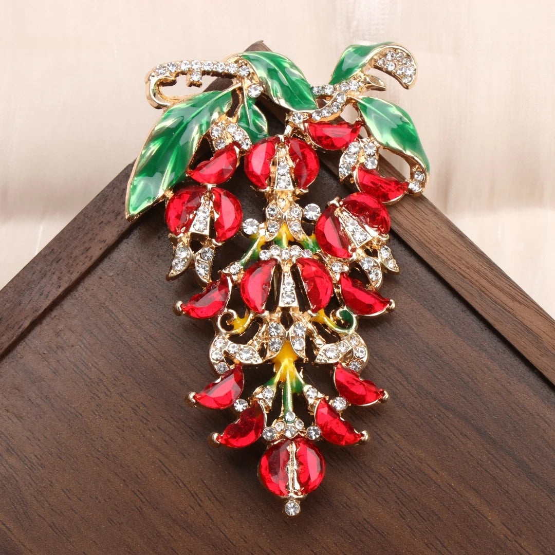 Broche grappe de fleur