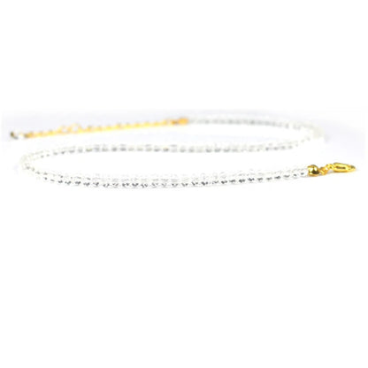 Collier ras de cou perles noires