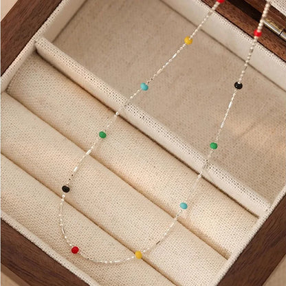 Collier ras de cou en argent 925 élégant