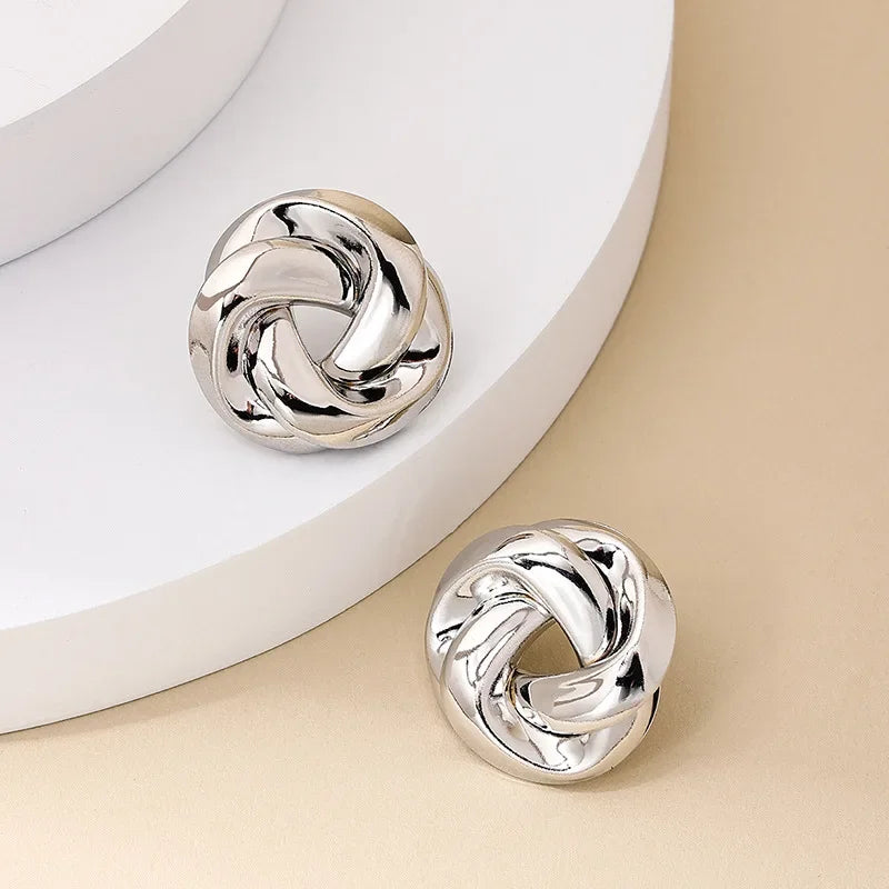 Boucles d'oreilles puces en doré