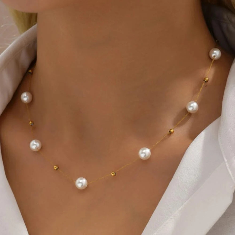 Collier ras de cou en acier inoxydable