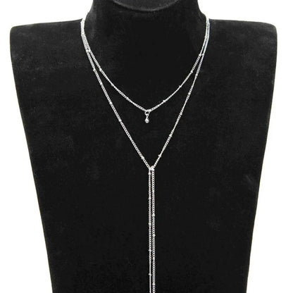 Collier sautoir doré