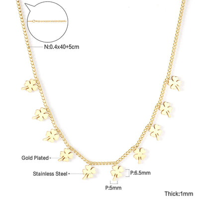 Collier cœur en acier inoxydable