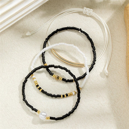 Bracelet chaîne en perle