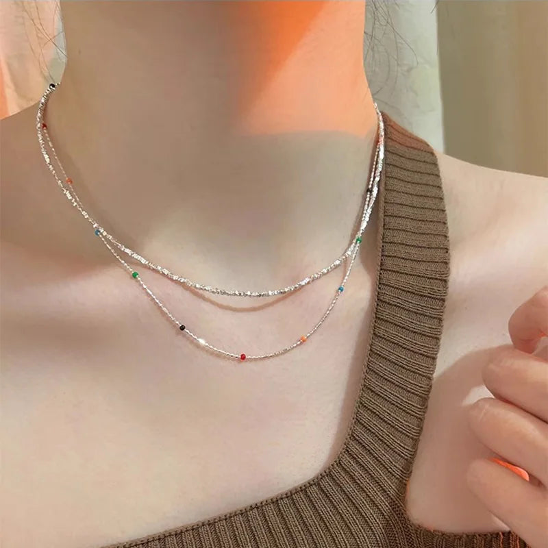 Collier ras de cou en argent 925 élégant