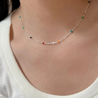 Collier ras de cou en argent 925 élégant