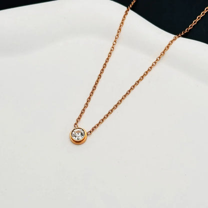 Collier chaîne en cristal