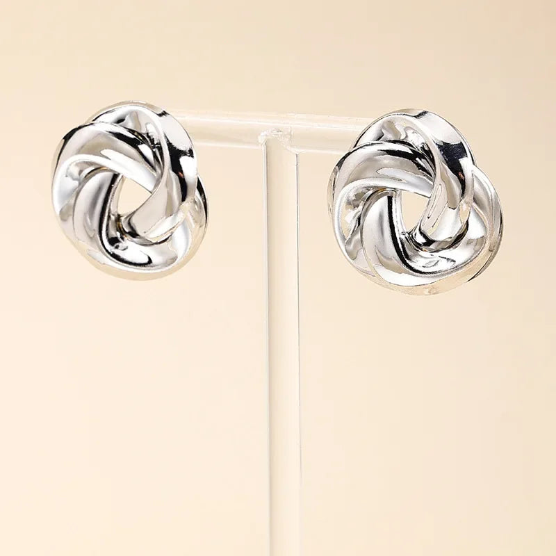 Boucles d'oreilles puces en doré