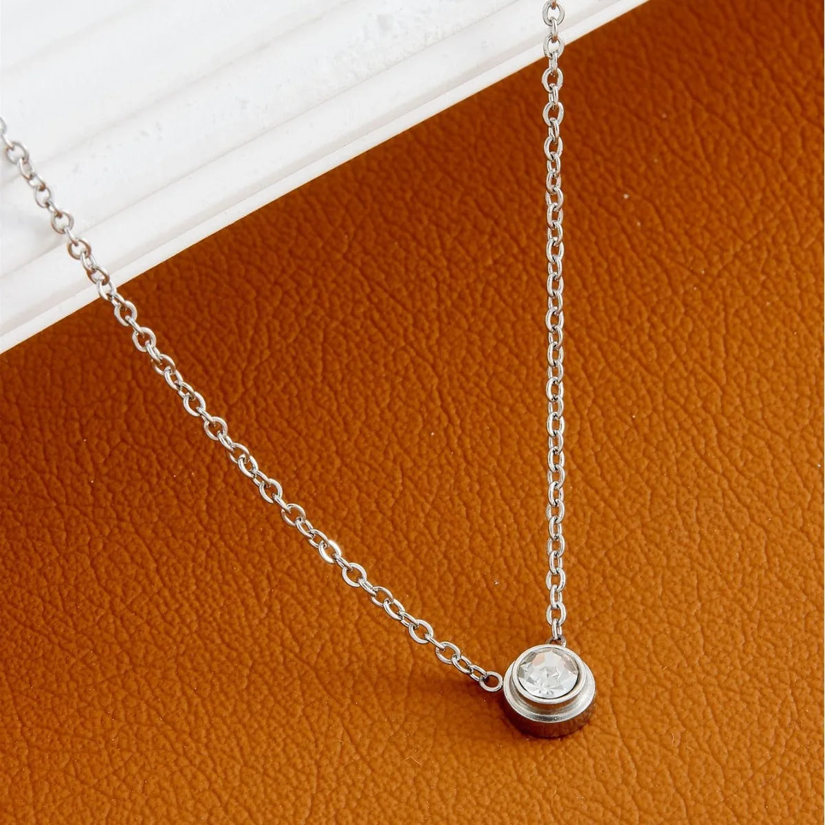 Collier chaîne en cristal