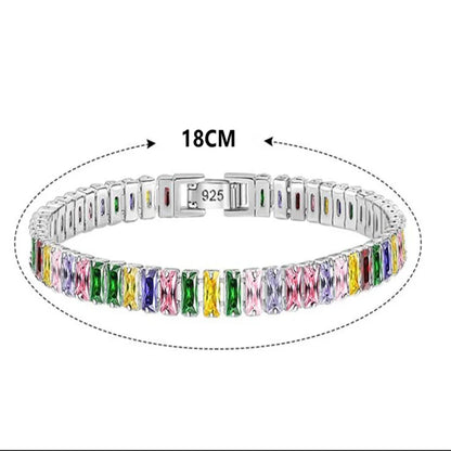 Bracelet chaîne en argent 925 raffinée