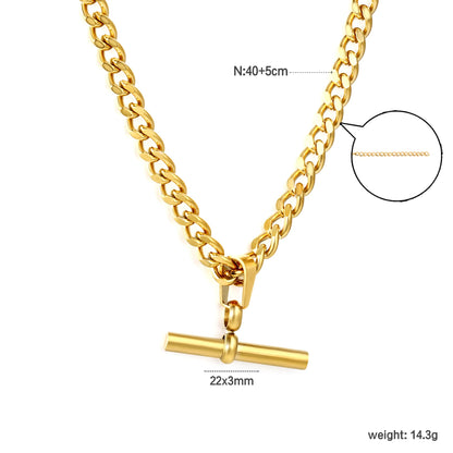 Collier chaîne en plaqué or