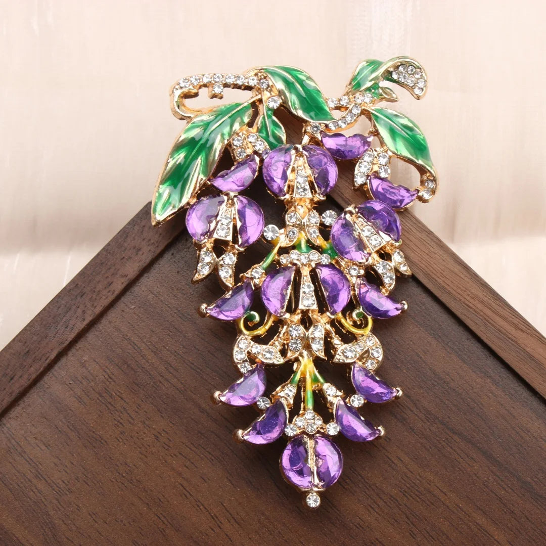 Broche grappe de fleur