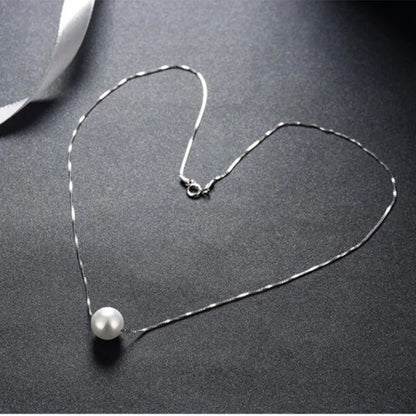 Collier chaîne en perle