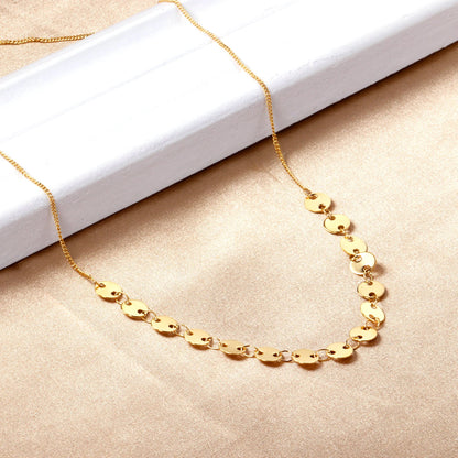 Collier cœur en acier inoxydable