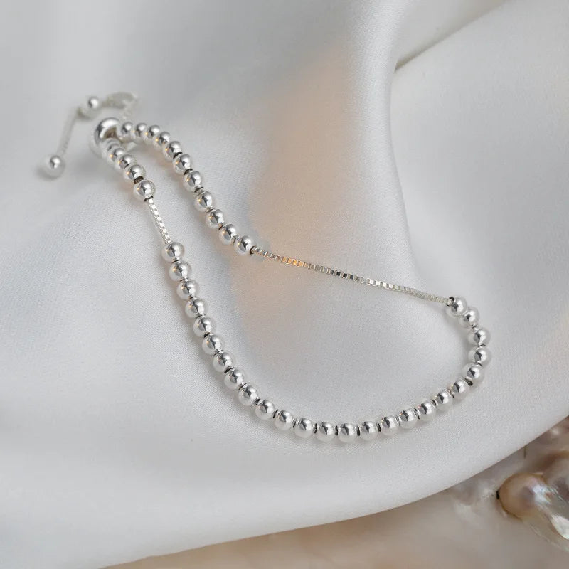 Bracelet perles en argent 925