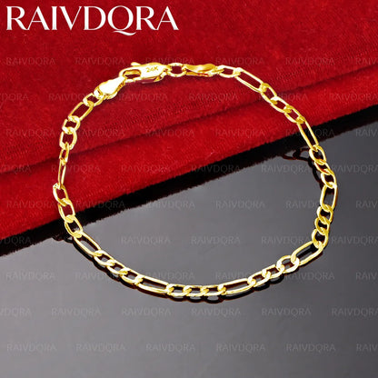 Bracelet chaîne en plaqué or