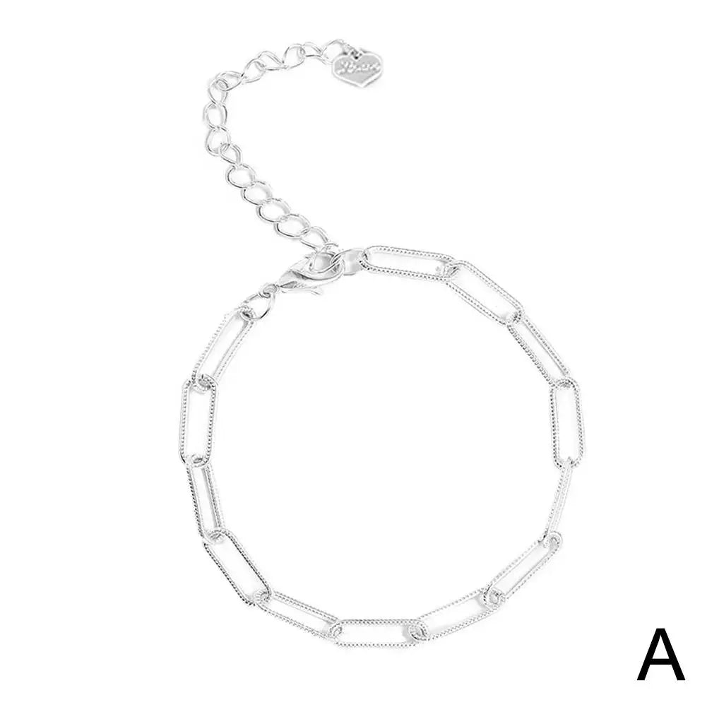 Bracelet chaîne en agent