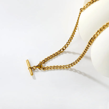 Collier chaîne en plaqué or
