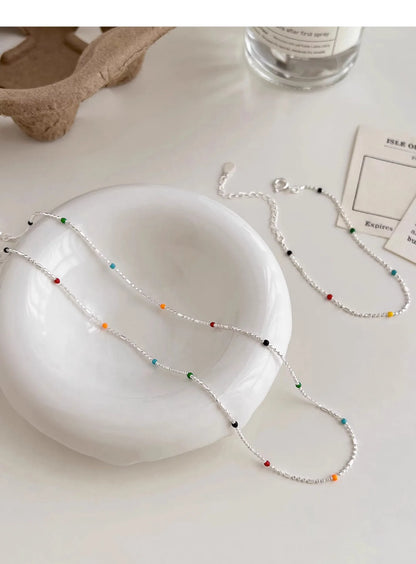 Collier ras de cou en argent 925 élégant